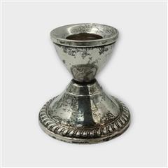 Vintage Antique Uchin Creations Sterling Weighted Candlestick Holders
